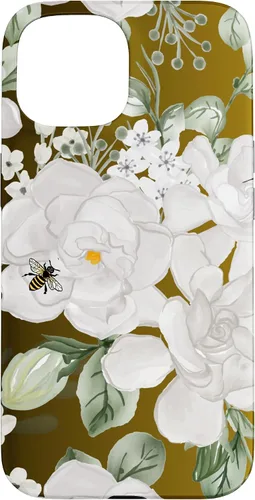 Vista 6 de Funda para iPhone 16 White Gardenia's Nectar Flowing Over
