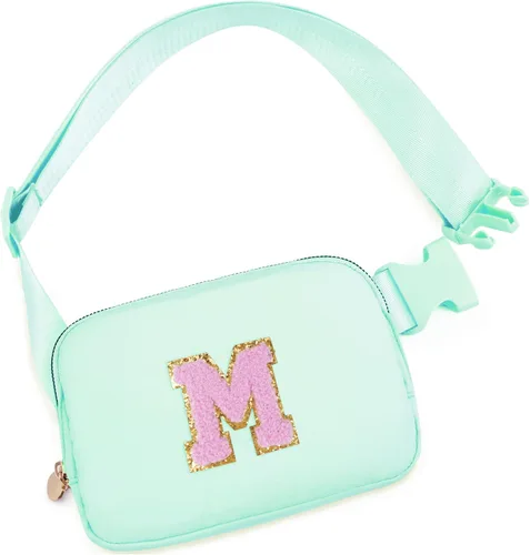Vista 75 de Bolsa de cinturón para niñas y mujeres, bolsas cruzadas, riñonera, riñonera personalizada, Negro, Small