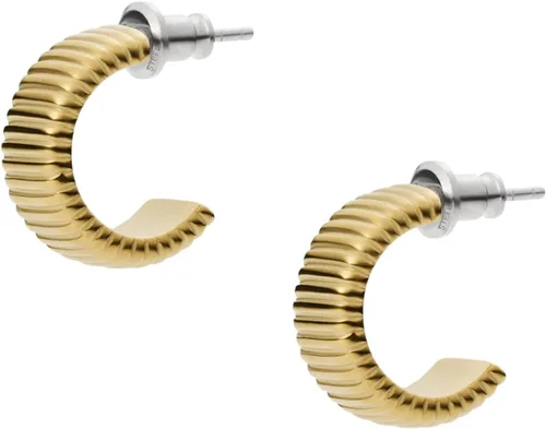 Vista 2 de Fossil Pendientes colgantes de acero inoxidable para mujer