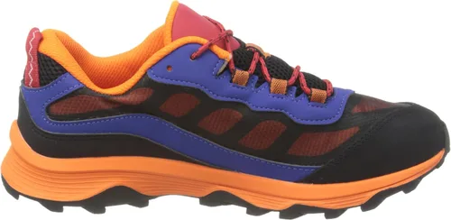 Vista 6 de Merrell Moab Speed Low impermeable para niño (bebéniño pequeñoniño grande), azulnegronaranja
