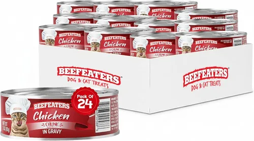 Vista 52 de Beefeaters Chicken Pate - Alimento húmedo para gatos, 3 onzas (paquete de 24 unidades), alimento húmedo para adultos con taurina, alimento húmedo