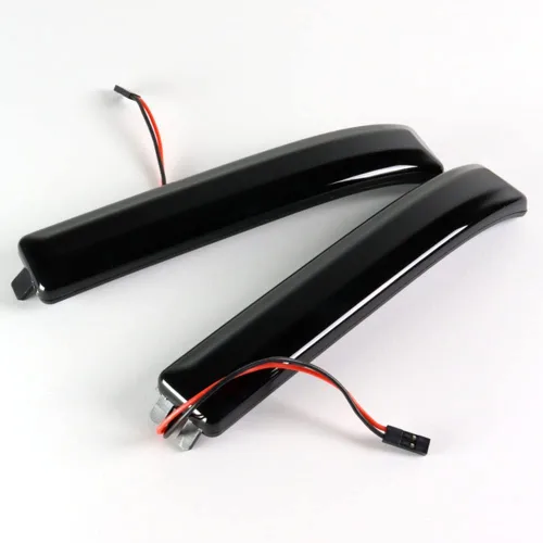 Vista 2 de Q1-TECH, lente ahumada dinámica ámbar LED espejo lateral luz intermitente compatible con Ford F-150 2009-2014, 2010 2011 2012 2013, luces LED