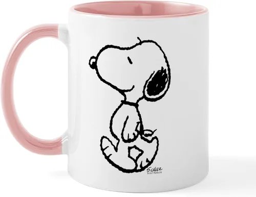 Vista 13 de CafePress Springtime Snoopy - Taza de café de cerámica, taza de té, 11 onzas