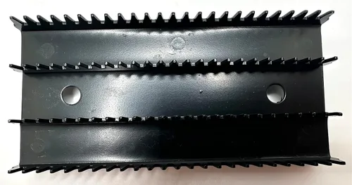 Vista 8 de Buff Rake - Repuesto de placa de metal Cabeza de dientes de rastrillo de rueda de pulido con 2 tornillos Herramienta de rastrillo de pulido