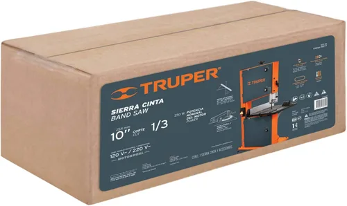 Vista 4 de TRUPER Sierra de cinta SCI-10 de 10", 1/3 HP