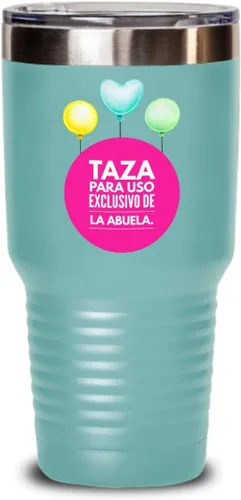 Vista 2 de Regalo para abuela Taza de Cafe para abuelita Perfecto regalo para tu nana, abuela y madrinas Vaso con afirmaciones positivas, personalizadas