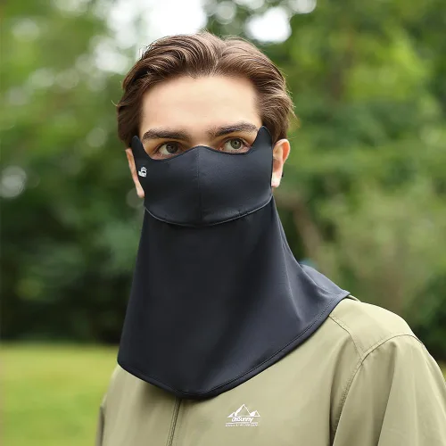 Vista 3 de Protección solar para la cara, bufanda para el cuello, polaina para mujer, UPF 50+, máscara de verano anti-UV, cubierta facial transpirable SLF5M119T