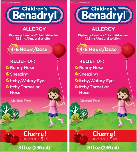 Vista 10 de Anti alérgico Benadryl para niños, 1, 1