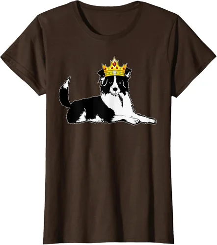 Vista 17 de Border Collie Crown - Camiseta veterinaria de piel de pastoreo de ovejas, Negro