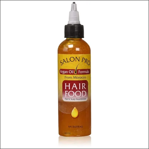 Vista 2 de Salon Pro Hair Food, aceite de coco con almendras y aceite de oliva, 4 onzas