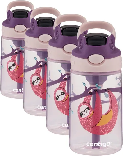 Vista 28 de Contigo Aubrey - Botella de agua para niños, paquete de 2, 20 onzas, azalea/jade y frambuesa azul. Azalea, tapa a prueba de derrames, apta