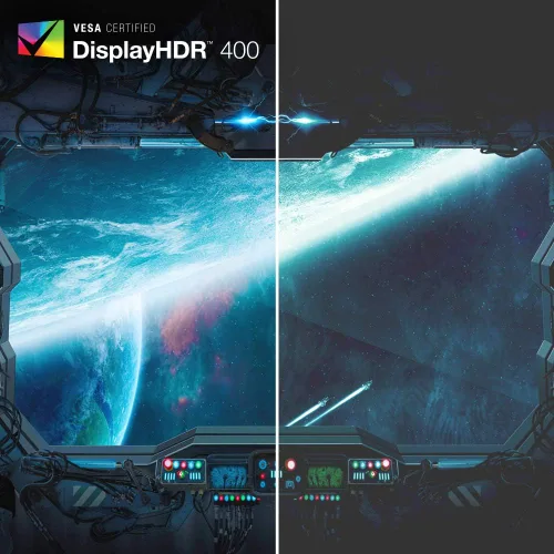 Vista 5 de Acer Nitro XV322QU KVbmiiphzx 31.5" WQHD 2560 x 1440 Agile-Splendor IPS Gaming Monitor AMD FreeSync Premium Hasta 170Hz Hasta 0.5ms