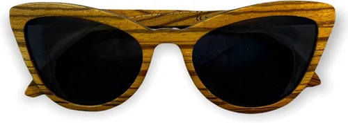 Vista 3 de Anteojos de sol de madera de arce, lentes 100 % polarizadas, hechos a mano