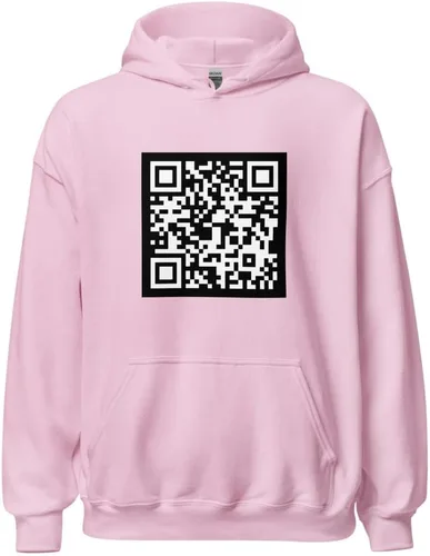 Vista 9 de NG Fuck You Funny Scannable QR Code - Sudadera con capucha unisex QRCode Negro