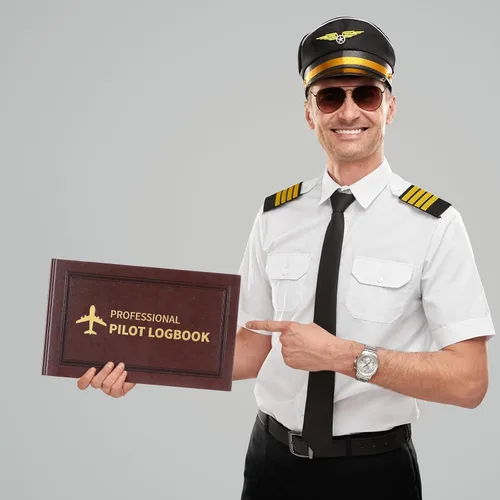 Vista 5 de Gilprop - Paquete de 2 cuadernos de registro de piloto profesional