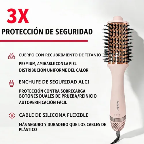 Vista 4 de DISSTAR Cepillo secador de pelo, volumen y plenitud para el cabello