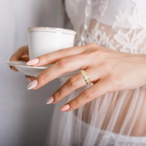 Vista 7 de ALEXTINA - Anillo de juguete para ansiedad para mujeres y hombres, giratorio, acero inoxidable, 0.24 y 0.31pulgadas, alivio de ansiedad