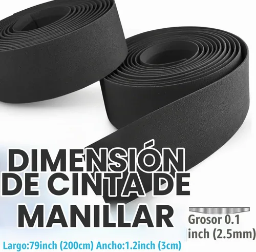 Vista 5 de MARQUE Cinta para manillar de bicicleta de carretera, barra de mango de bicicleta de carretera para barras de caída con tapones finales - 2
