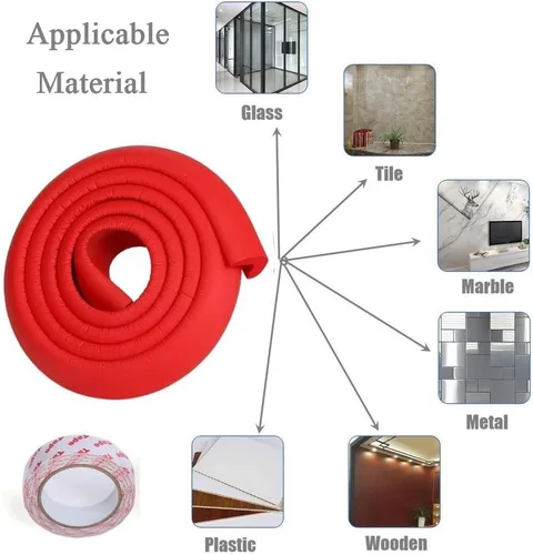 Vista 81 de Protectores de espuma compatibles con anclaje de pared para muebles, protectores de espuma para paredes, protectores de esquina con funciones