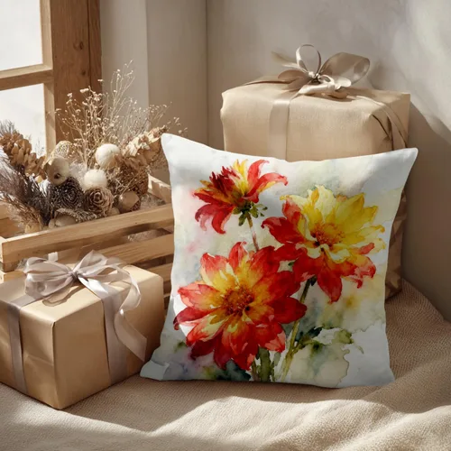Vista 313 de Batmerry Autumn Pumpkin Templeton Throw Pillow Covers, Green Leaves Paths Forests Decorative Pillow Covers Digital Printing Blended for Couch Sofa
