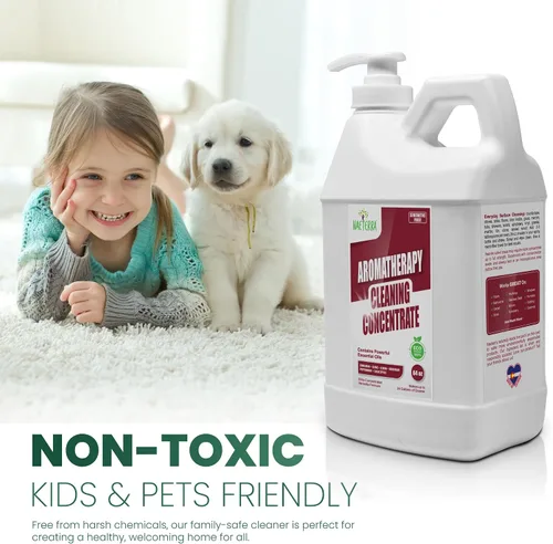 Vista 5 de Naeterra Aromatherapy Cleaning Concentrate 1 galón Limpiador multisuperficie Incluye toalla de microfibra y mezcla de aceites esenciales de 0.3