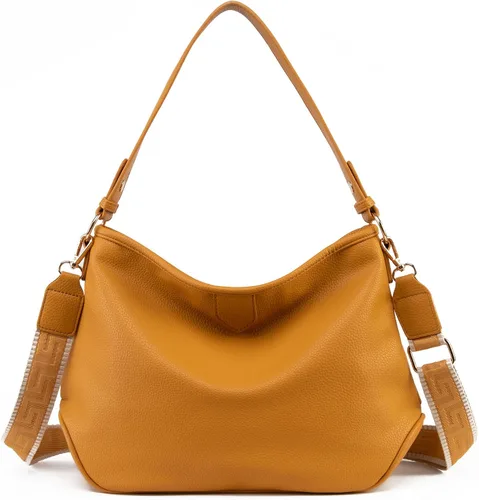 Vista 16 de Medium Women Shoulder Bag Casual Hobo Purses Daily Handbag for Everyday Use *Negro sólido