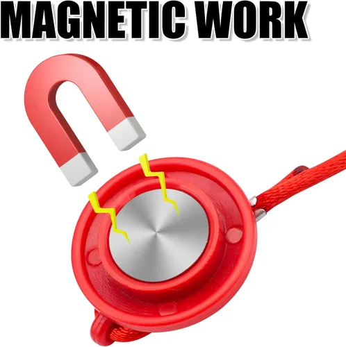 Vista 3 de NQEUEPN Llave de seguridad magnética universal para caminadora, interruptor magnético de parada de emergencia con clip compatible con la mayoría