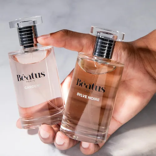 Vista 5 de Beatus Paris Sylve Noire - Colonia de lujo para hombres - Fragancia de larga duración con notas de bergamota, manzana verde, sándalo y aroma a