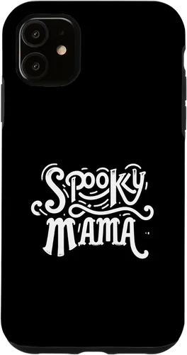 Vista 8 de Spooky Mama Halloween Mom Season Bat Mommy Parent Case for iPhone 16