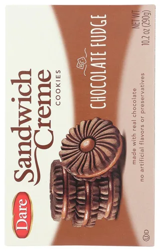 Vista 4 de Dare Foods Fudge Chocolate Creme Galletas 3/10.2 oz Cajas