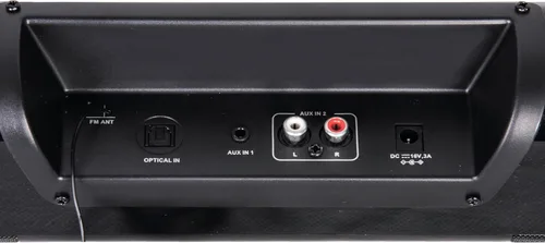 Vista 4 de Supersonic SC-1419SBA Sistema de barra de sonido Bluetooth óptica de 37 pulgadas con Alexa, conexión de altavoz multihabitación, línea RCA, entrada