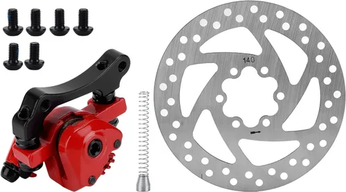 Vista 7 de Akozon Disco de freno, kit de pinza de disco de freno de 5.512 in de diámetro para scooter eléctrico