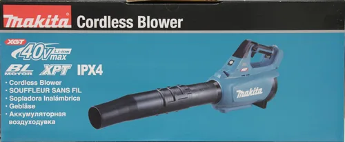 Vista 16 de Makita UB001GZ 40V Max Li-ion XGT Soplador sin escobillas – Baterías y Cargadores No Incluidos Azul