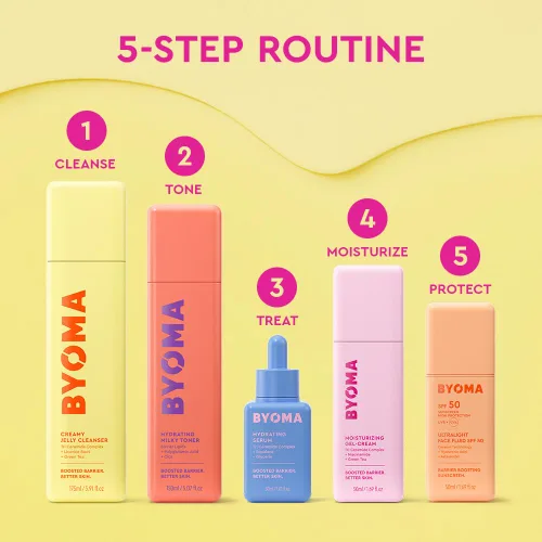 Vista 8 de BYOMA Suero hidratante – Suero facial hidratante con escualano, glicerina y ceramidas – Hidratante para una piel brillante y húmeda – 1.01 onzas