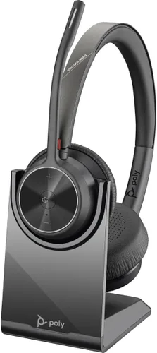 Vista 3 de Poly - Auriculares inalámbricos Voyager 4320 UC + soporte de carga (Plantronics) - Auriculares con micrófono - Conéctate a PC/Mac a través