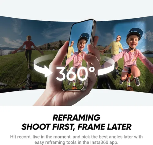 Vista 6 de Insta360 Paquete de buceo X4 Air Cámara de acción 8K 360 más ligera para aventuras épicas, lentes reemplazables, para acción, viajes, vlogging. El