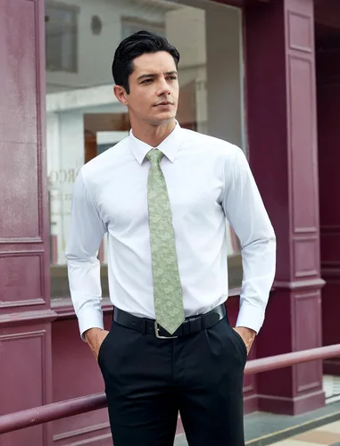 Vista 137 de Corbatas florales tejidas clásicas para hombre, corbata cuadrada de bolsillo, corbatas formales para hombres, boda con pañuelo