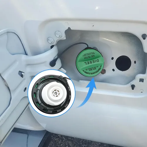 Vista 3 de Tapa de Gasolina Tapa de Combustible FC1091 para Ford F-250 Super Duty 2017-2019 F-350 Super Duty 2017-2019 F-450 Super Duty 2017-2019 F-550 Super