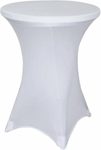 Vista 14 de BalsaCircle Mantel elástico ajustable de elastano negro de 36 pulgadas para decoración de bodas, fiestas, eventos