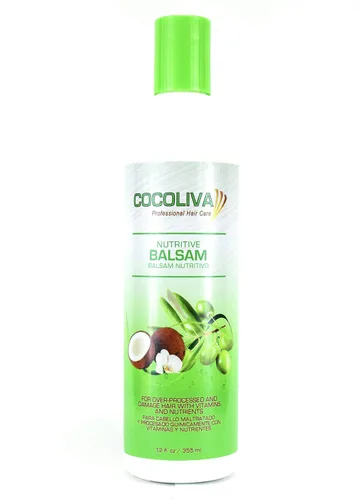 Vista 2 de COCOLIVA Crecimiento-Nutritivo Bálsamo Para Cabello Sobreprocesado y Dañado - VERGARAT (32 onzas)