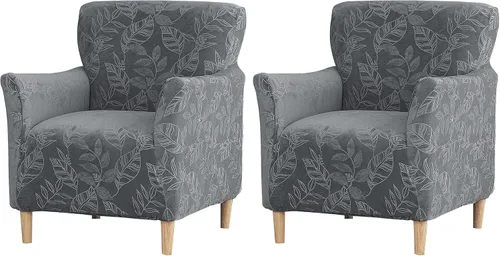 Vista 60 de FUANGUI Funda para Sillón de Banquete con Brazos Fundas para Sillas Elásticas Funda para Sillón Club Funda Suave para Sillón Sofá Cubiertas