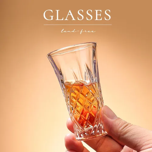 Vista 9 de Paquete de 6 vasos de chupito a granel con base pesada de 2 onzas pequeñas vasos de chupito para vodka, whisky, tequila, expreso, juego de licor