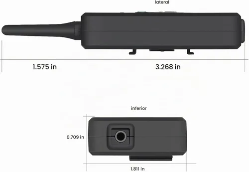 Vista 9 de EJEAS FBIM Intercomunicador Bluetooth profesional de árbitro de fútbol, 850 mAh, dúplex, 1500 M, inalámbrico Bluetooth con función de reducción