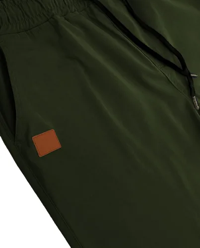 Vista 5 de Pantalones cortos de algodón para hombre, estilo casual, de ajuste clásico, con 4 bolsillos, para verano, playa