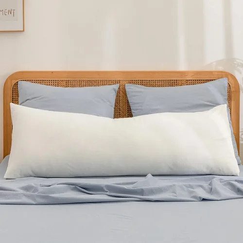 Vista 26 de BESTOUCH 100% Algodón Lavado Funda de Almohada para Cabello y Piel, Sensación de Lino, Suave, Cómoda, Transpirable, Juego de 2 Fundas de Almohada