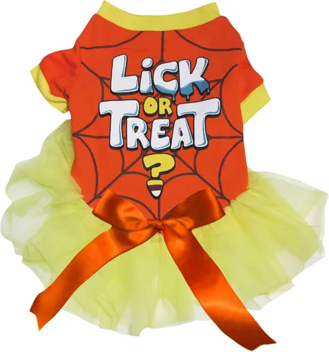 Vista 2 de Petitebella Vestido para perro cachorro con tema de Halloween (huesos/blanco, XS)