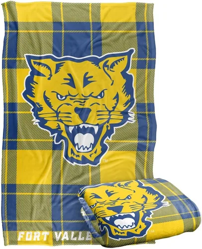 Vista 244 de LOGOVISION St John's University Campus Plaid Spirit Silky Touch Manta súper suave 36 x 58 pulgadas