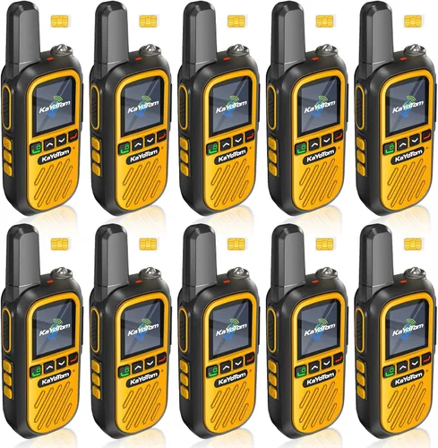 Vista 10 de Walkie Talkies de largo alcance global de alcance ilimitado 4G LTE PoC Radios bidireccionales (más de 5000 millas), resistentes e impermeables