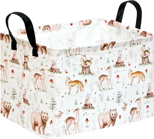 Vista 16 de Cesta de almacenamiento vacía para niños, organizador de almacenamiento impermeable de béisbol, cestas plegables con asas para mujeres, cesta