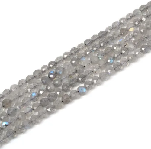 Vista 41 de Cuentas Redondas Facetadas de Ópalo Verde de 4 mm Sueltas de 16 Pulgadas para Hacer Joyas
